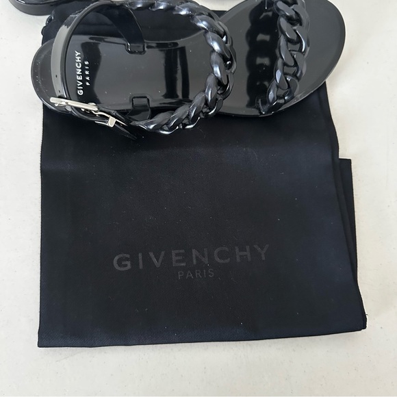 Givenchy Black Jelly Sandals - Picture 7 of 9